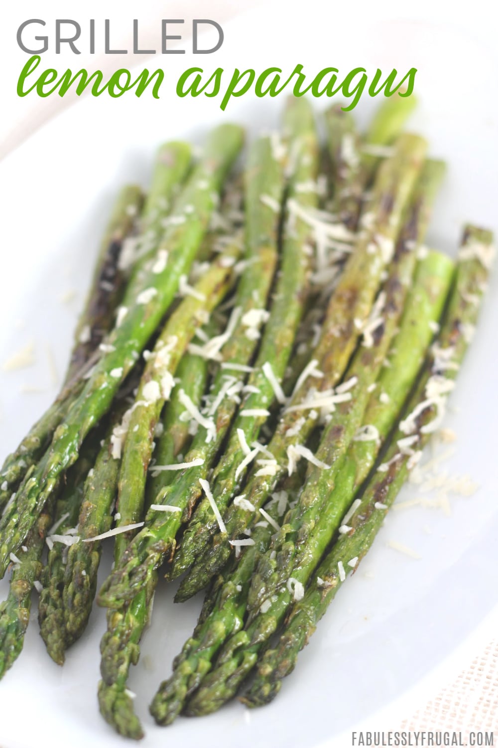 grilled asparagus with garlic and lemon