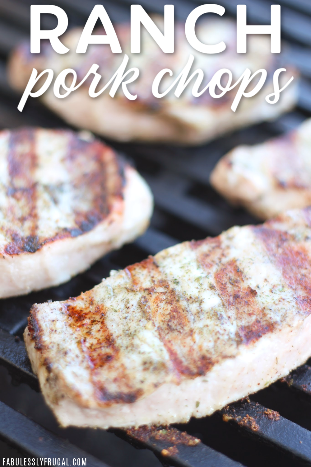Grilled ranch pork chops