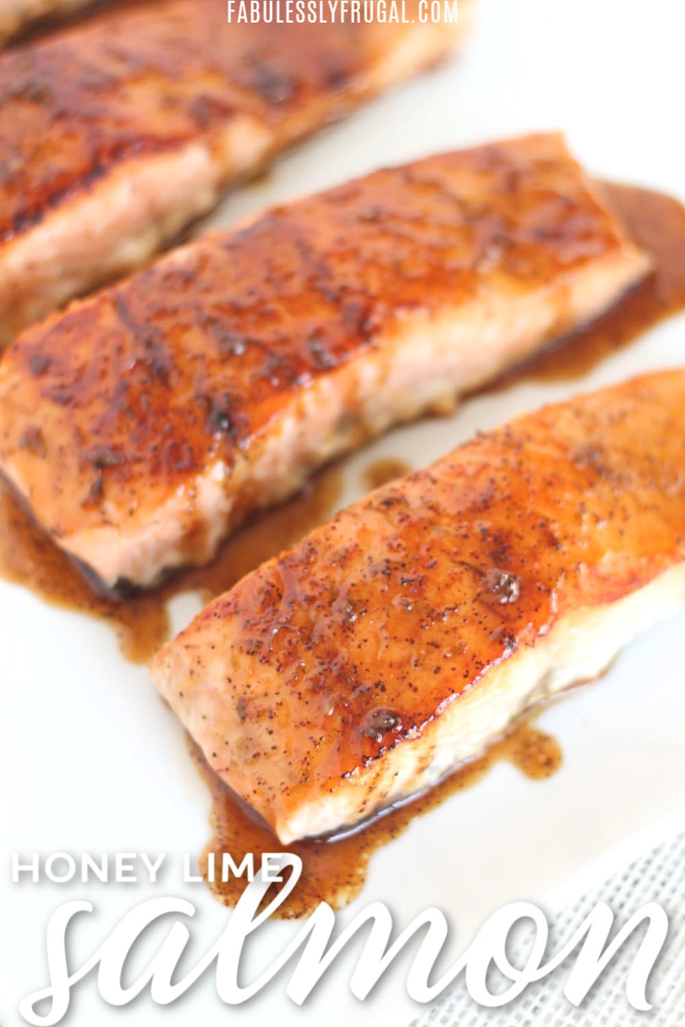 Honey lime salmon