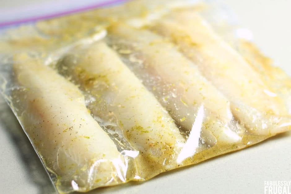 honey lime tilapia fish freezer meal