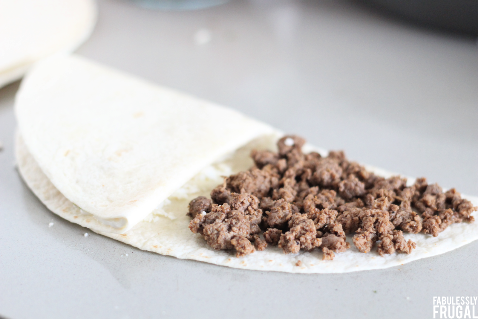 how to fold the taco foldover quesadilla