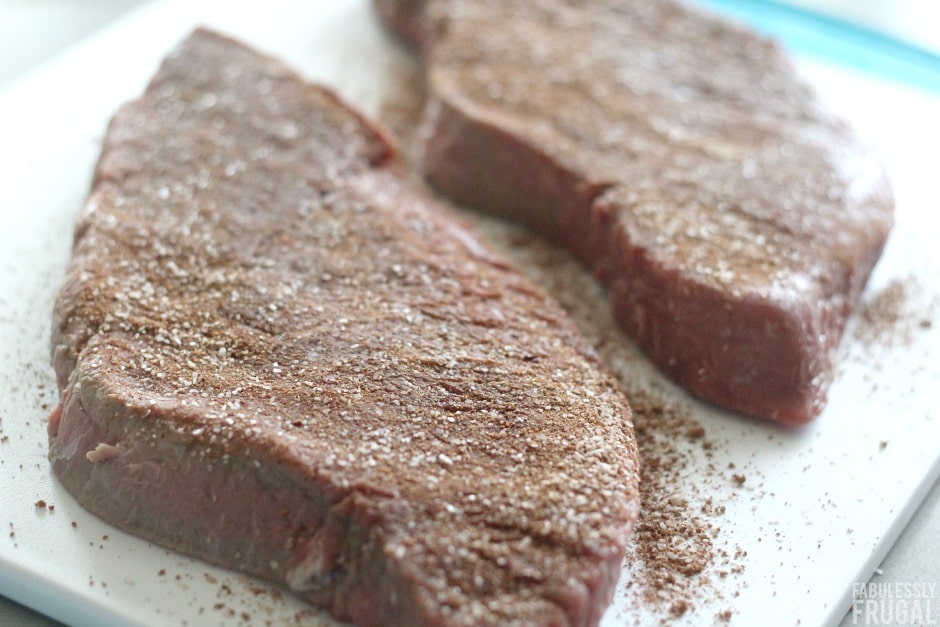 london broil cut Cheap steak with homemade spice rub