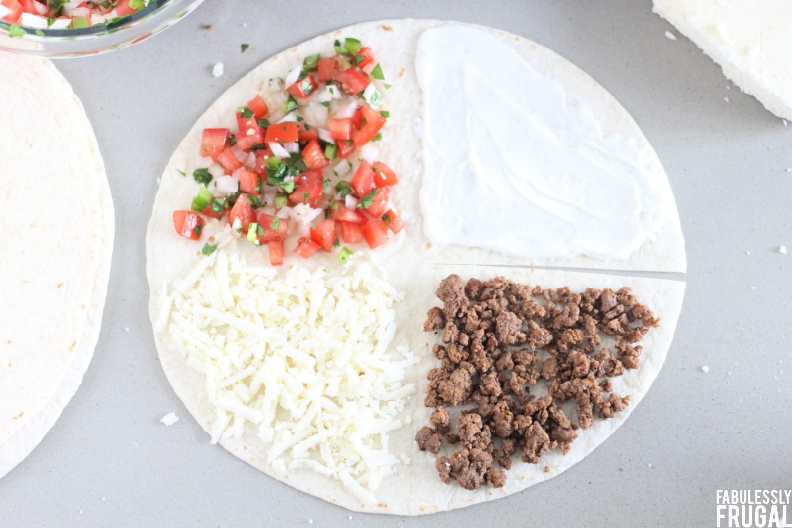 how to make beef foldover quesadilla