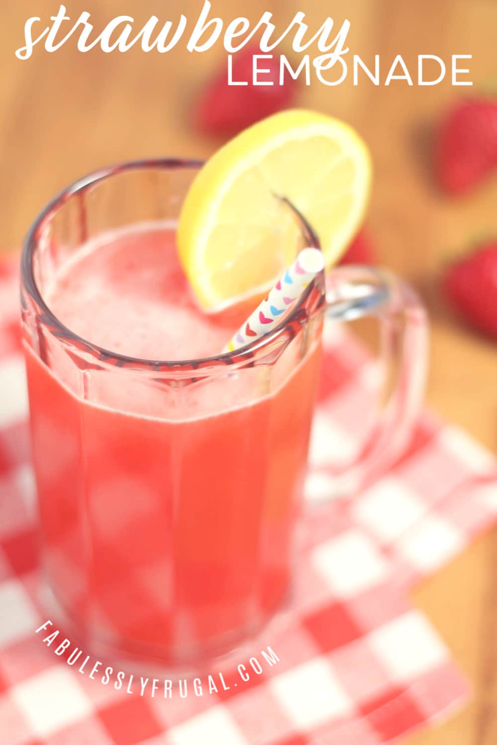 How to make homemade strawberry lemonade