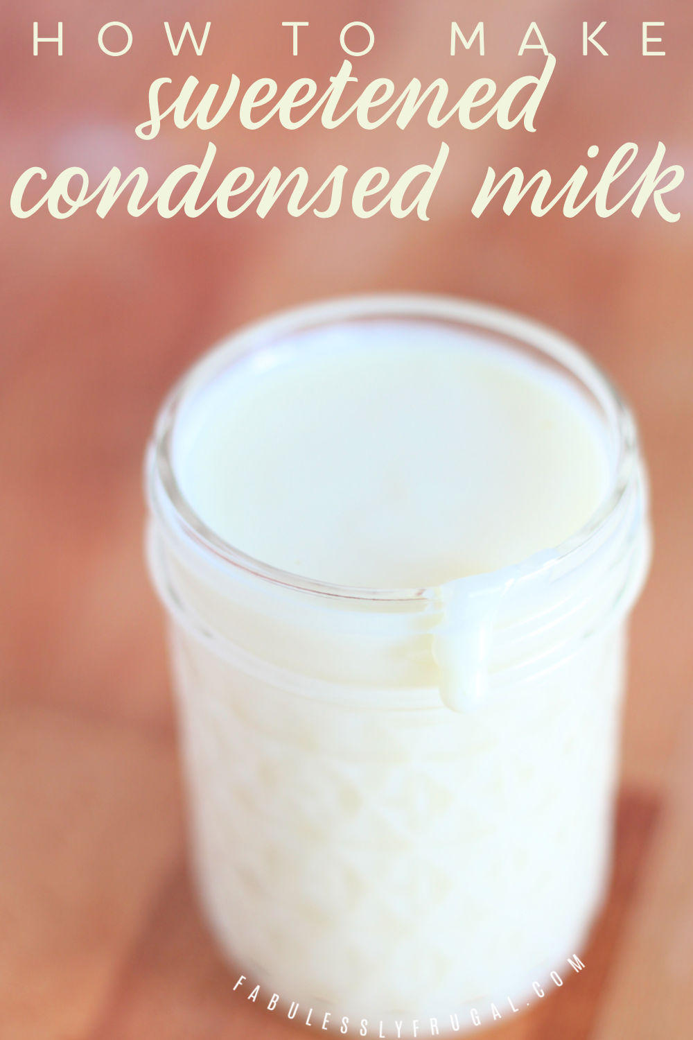 how to make sweetened condensed milk