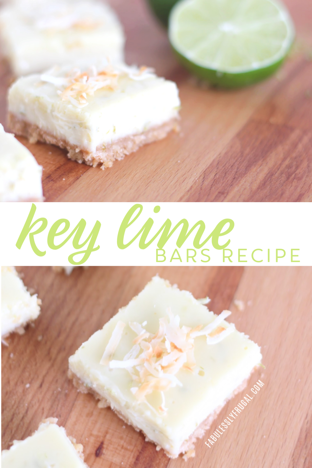 Key lime bars recipe