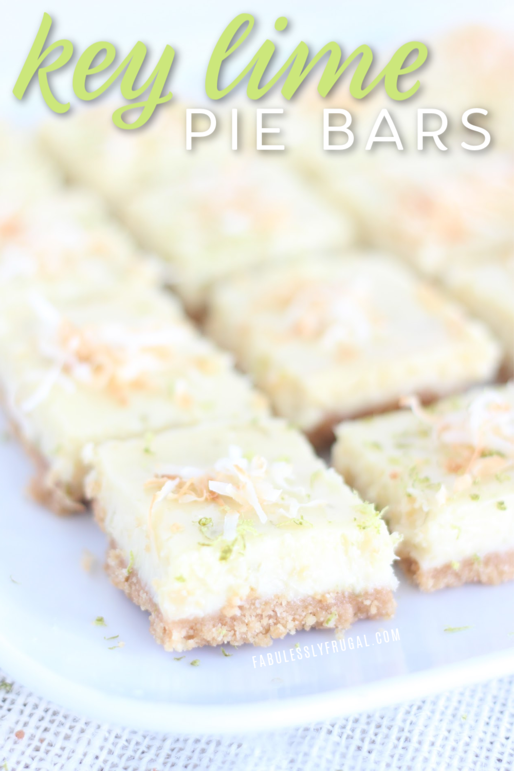 Key lime pie bars