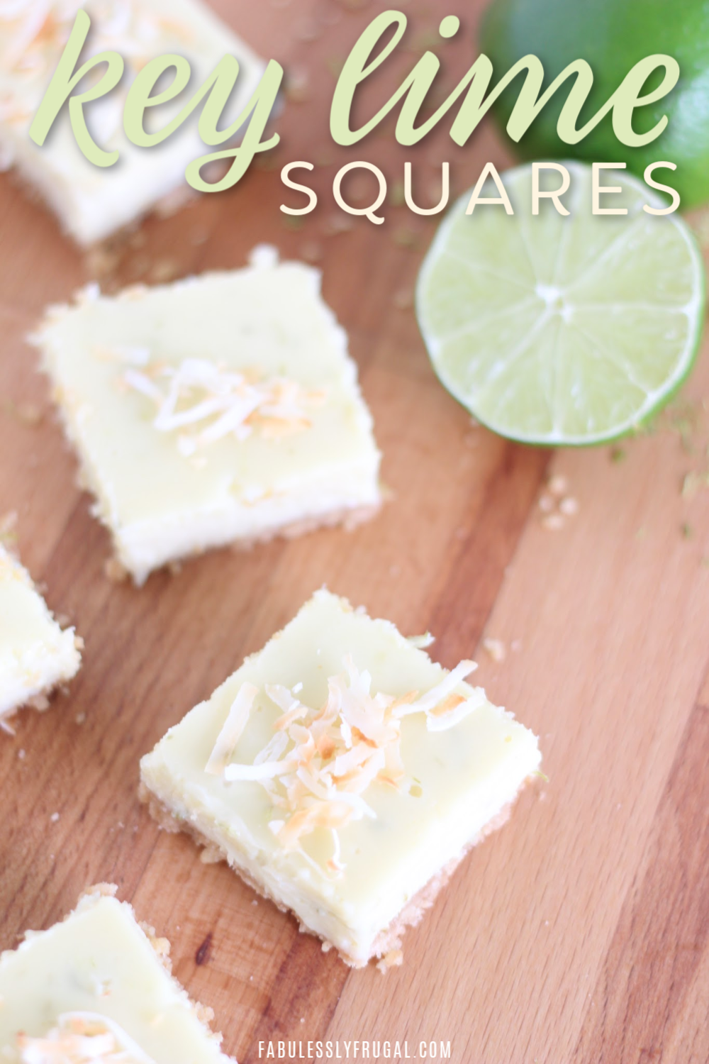 Key lime squares