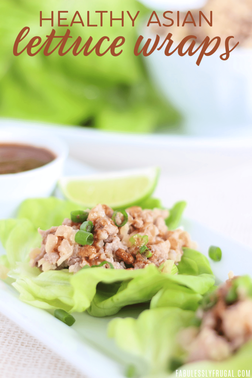 Low carb asian lettuce wraps