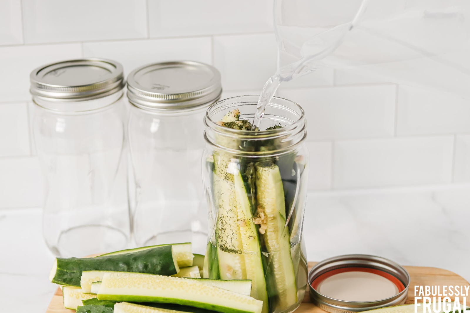 Making pickles at home