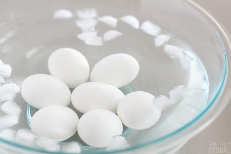 Cooling the instant pot hard boiled eggs