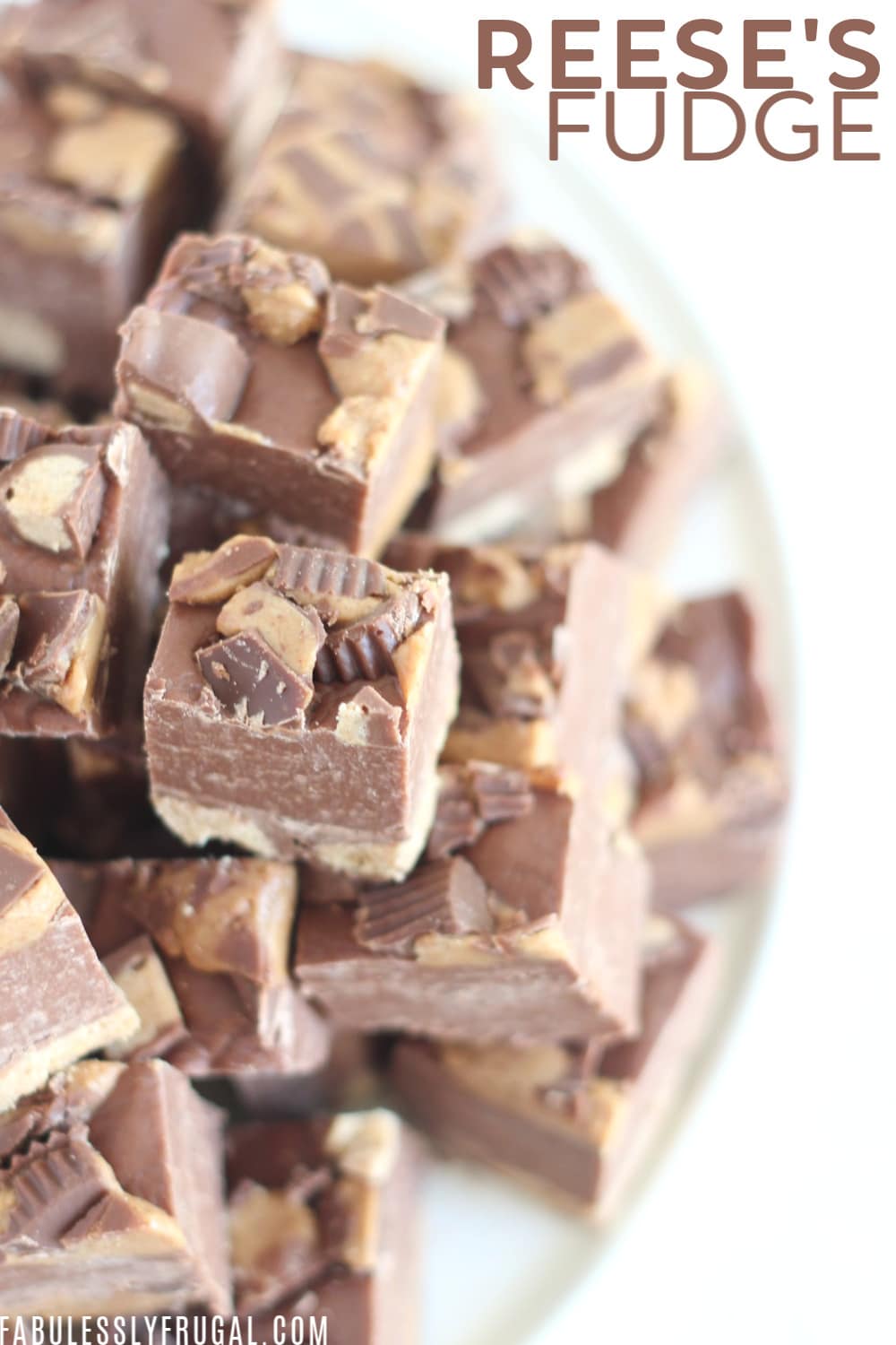 Reese's peanut butter cup fudge