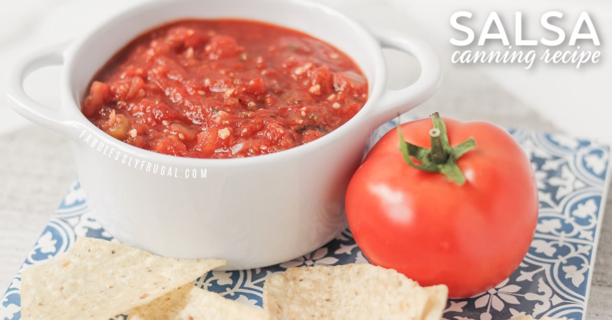 Salsa canning recipe