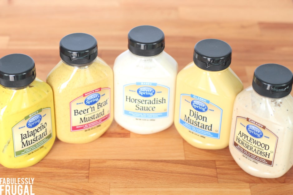 silver spring foods mustard and horseradish sauces