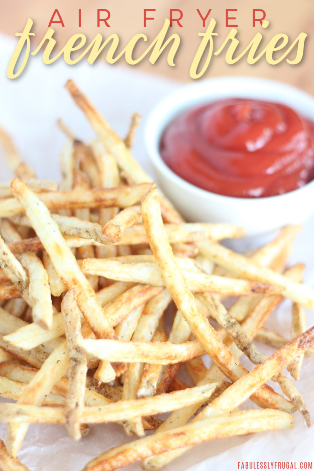 Skinny air fried french fries 