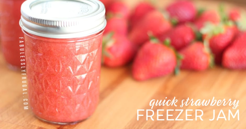 strawberry freezer jam recipe with pectin