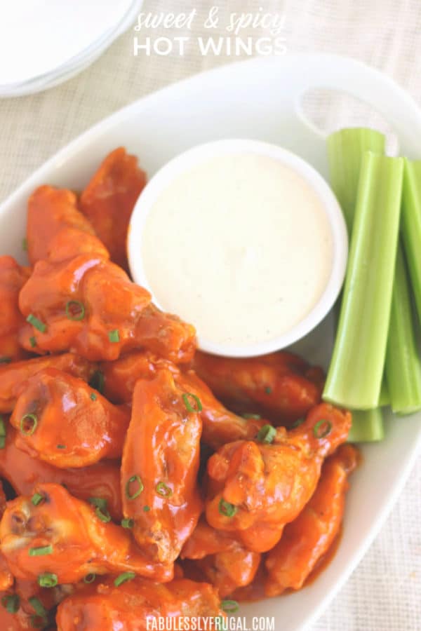 sweet and spicy wing sauce recipe - perfect for super bowl or party
