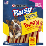 TWO 10-Count Purina Busy With Beggin' Small/Medium Breed Dog Treats as...