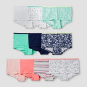 10 Pack Cat & Jack Girls’ Cotton Underwear $6.99 (Reg. $8.49) | Just...