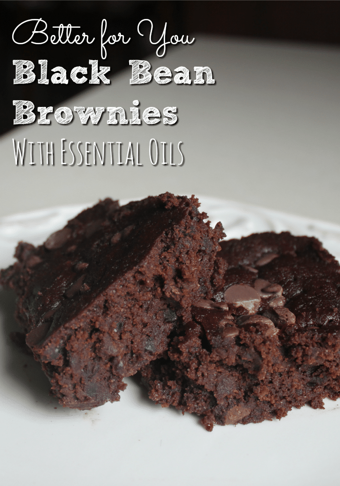 Black Bean Brownies With Essential Oils