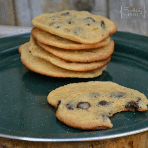 Chocolate Chip Cookies Dutch Oven Finished