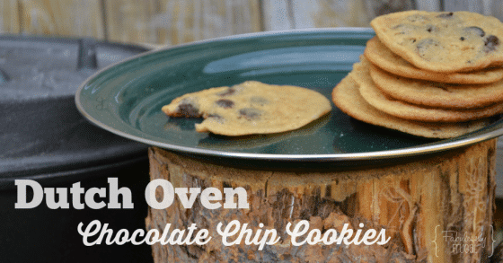 Dutch Oven Chocolate Chip Cookies