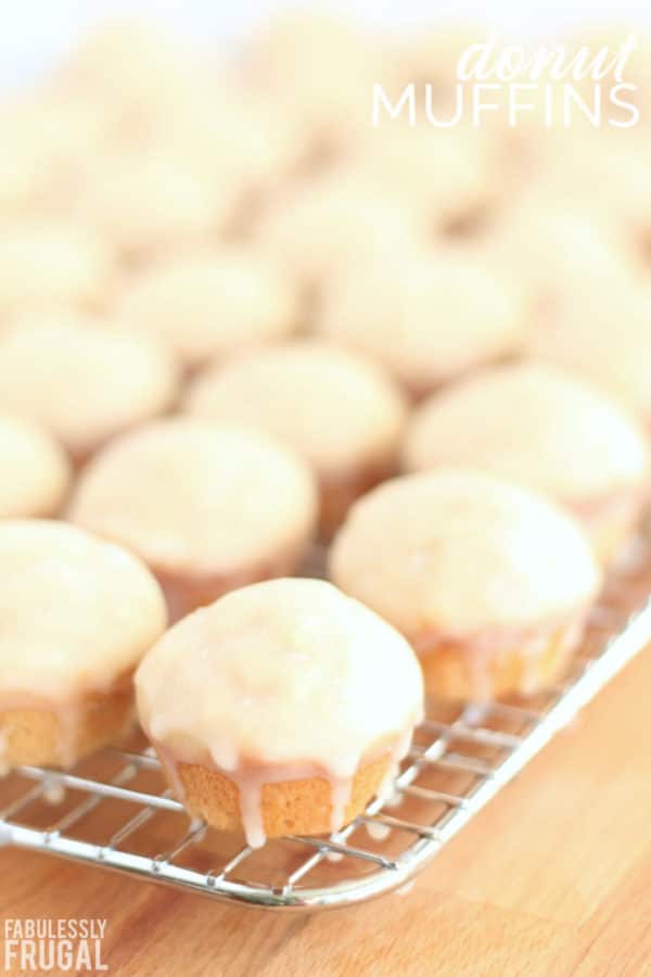 Easy homemade donut muffins recipe