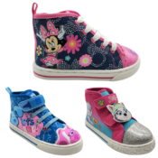 Kids Character High Top Sneaker Shoes $7.99 (Reg. $24.99) | Minnie Mouse,...