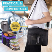 Lunch Box Insulated Cooler Bag w/ 3 Compartments $24.95 (Reg. $28) - FAB...
