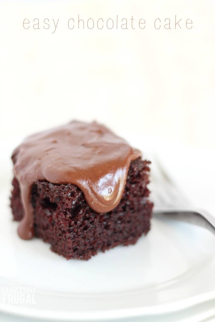 My favorite, easy chocolate cake recipe