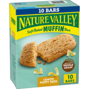 30 Count Nature Valley Soft-Baked Muffin Bars Lemon Poppy Seed, 12.4 oz...