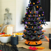 Pre-Lit Ceramic Halloween Tree $44.99 Shipped Free (Reg. $65) | May Sell...