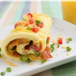 baked omelette roll-up