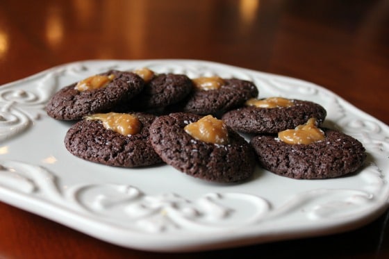 chocolate salted caramel cookies