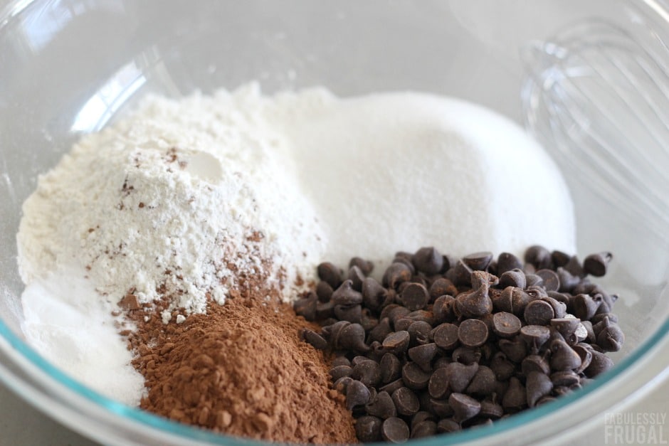 double chocolate muffins ingredients