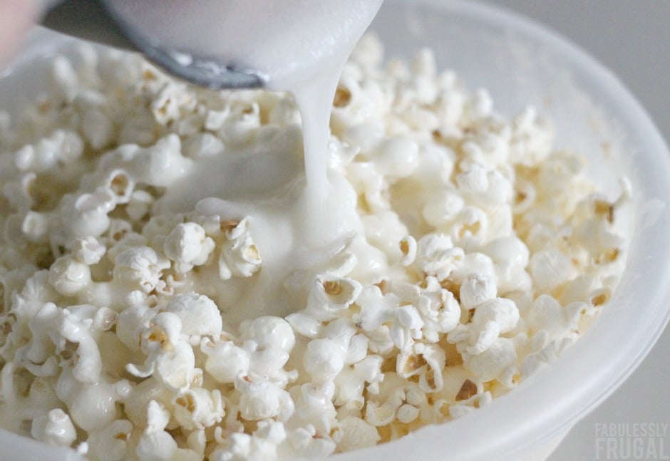 easiest popcorn ball recipe with marshmallows