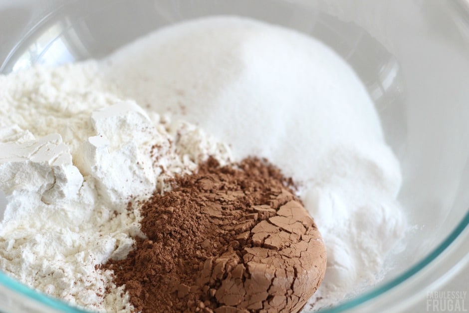 easy homemade chocolate cake dry ingredients