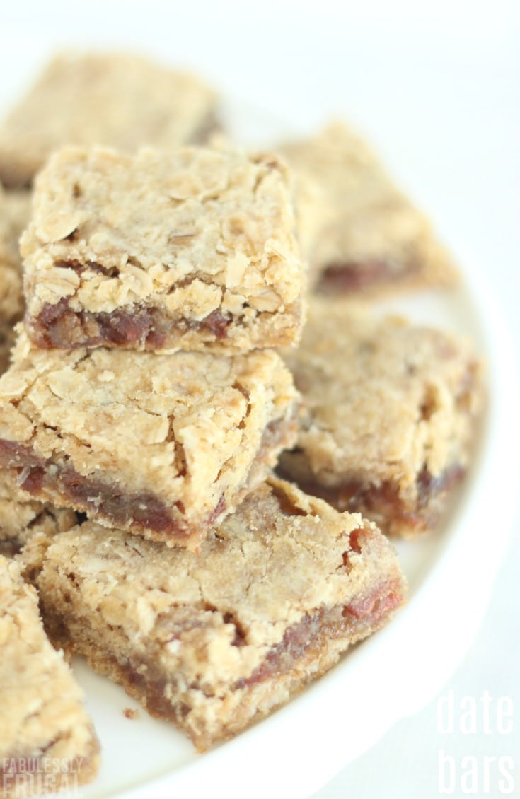 easy old fashioned date bar cookies recipe