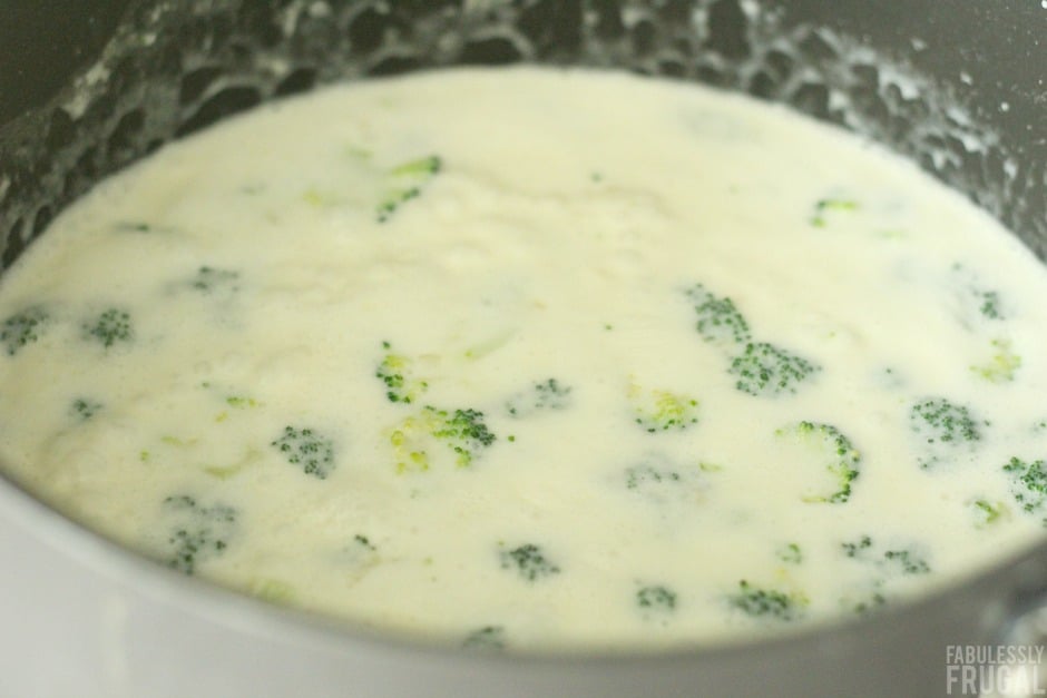 how to make broccoli and cheese soup from scratch