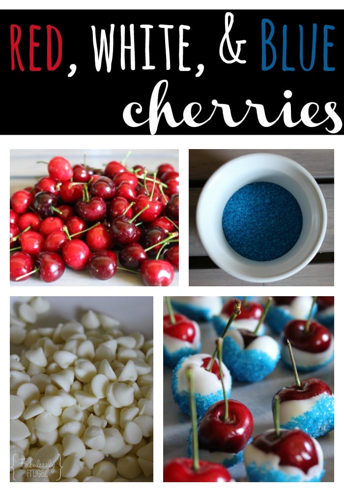 red white and blue cherries are the perfect patriotic party food
