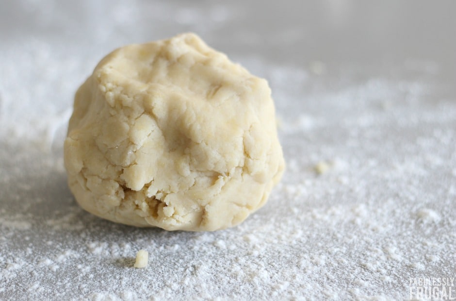 shortbread dough for tartlet crust shell