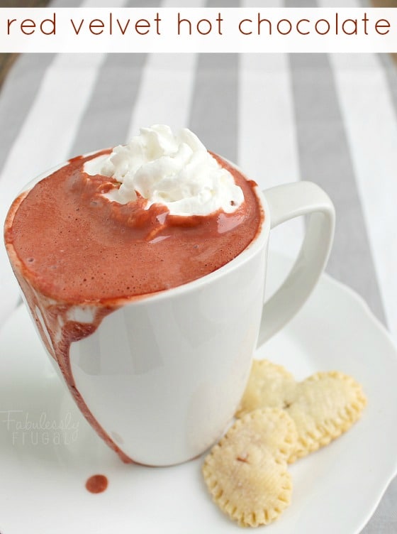 the best homemade red velvet hot chocolate