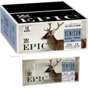 12-Count EPIC Venison Sea Salt and Pepper Bars Keto Friendly $24.64 (Reg....