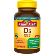 220 Tablets Nature Made Vitamin D3 as low as $4.49 Shipped Free (Reg. $16.39)...