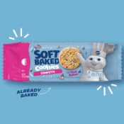 18-Count Pillsbury Soft Baked Cookies, Confetti $2.98 (Reg. $3.69) | 17¢...