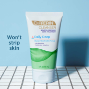 Acne Face Wash with Benzoyl Peroxide by the makers of Differin Gel as low...