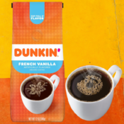 Dunkin' French Vanilla Flavored Ground Coffee, 12 Ounces as low as $5.44...