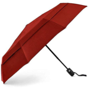 Easy Auto Open/Close Button Double-Vented 42-inch Umbrella, Red $16.79...