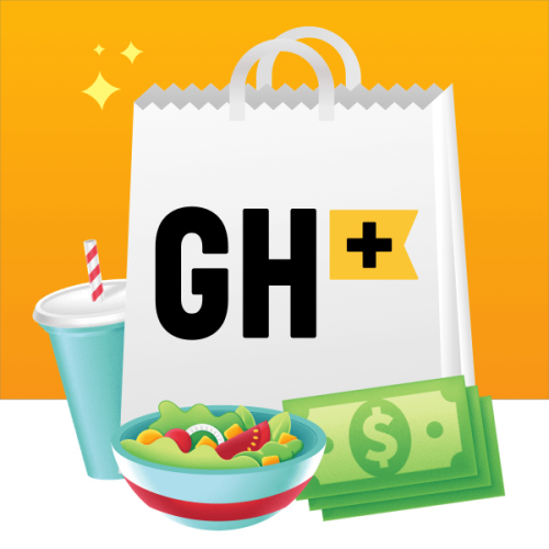 Grubhub app savings and perks