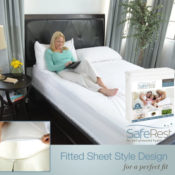 Today Only! TWO SafeRest Premium Hypoallergenic Waterproof Mattress Protectors...